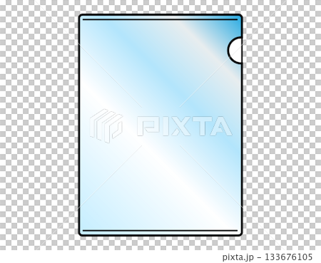 オフィス用品　ファイルのアイコン素材 133676105