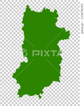Map of Nara Prefecture (Green) Map of Nara Prefecture (Green) 133676283