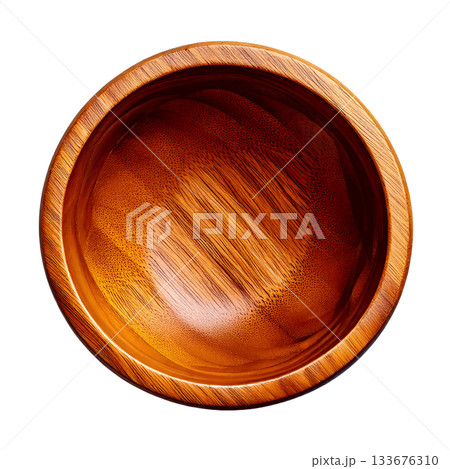 木製のサラダボウル 133676310