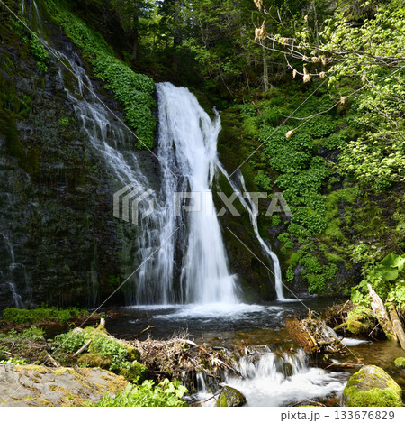 北海道清里町にある男鹿の滝 北海道清里町にある男鹿の滝 133676829