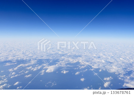 飛行機から見た風景 飛行機から見た風景 133678761