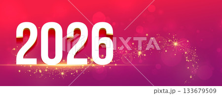 2026 lettering new year glitter wallpaper with copyspace 133679509
