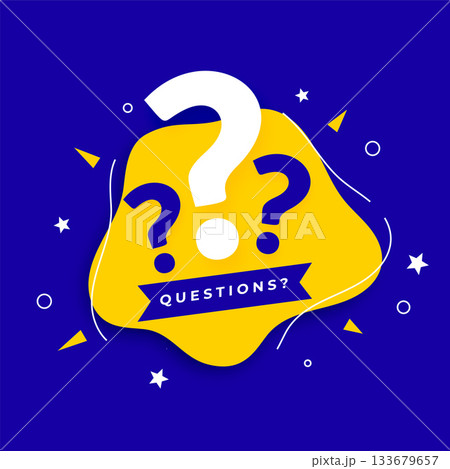 fluid style question mark cosmic background 133679657