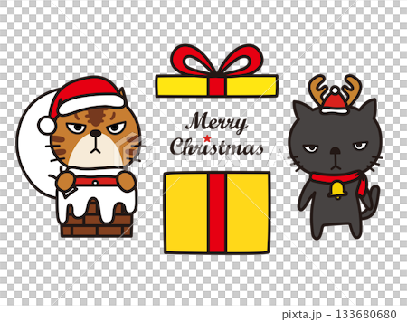クリスマスキャット 133680680