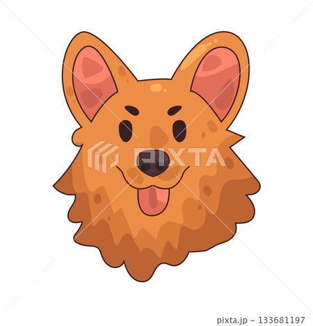 illustration of Dog illustration of Dog 133681197