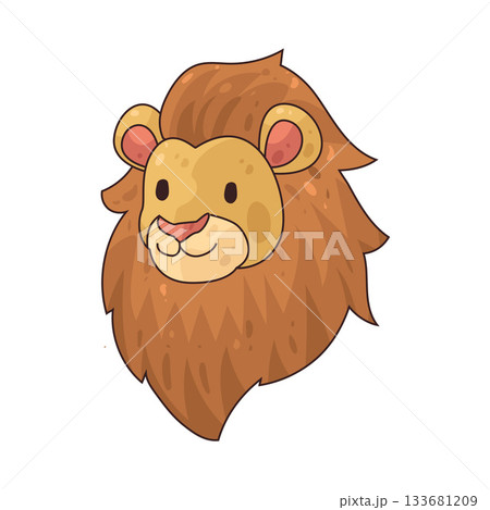 illustration of Lion illustration of Lion 133681209