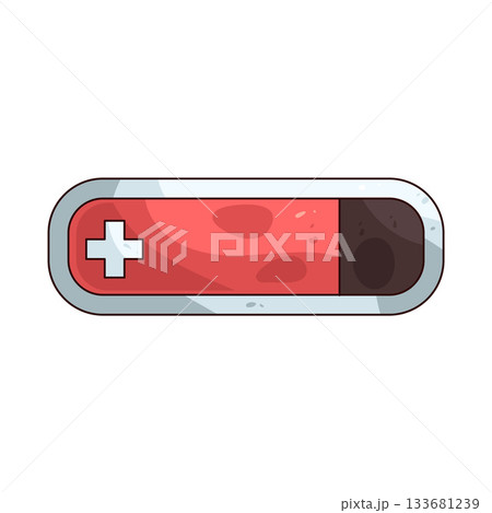 illustration of health bar 133681239