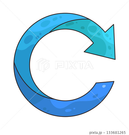 illustration of refresh 133681265