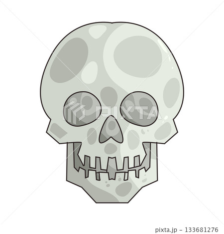 illustration of skull 133681276