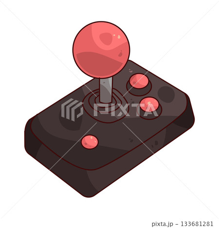 illustration of joystick 133681281