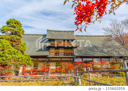 旧高野家住宅「甘草屋敷」 山梨県甲州市の特産品・枯露柿 干し柿 旧高野家住宅「甘草屋敷」 山梨県甲州市の特産品・枯露柿 干し柿 133682059