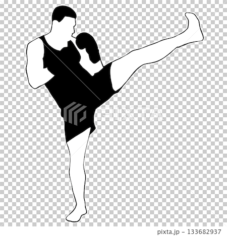 踢拳擊手 133682937
