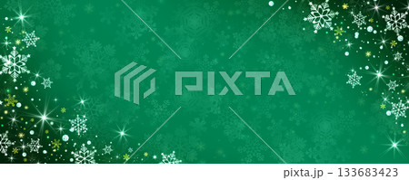 クリスマス　バナー　横長 133683423
