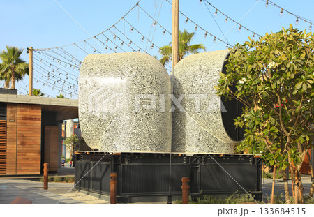 La Mer in Dubai, UAE. Design of air cleaning facilities. It is a new beachfront district with shopping and restaurants in Jumeirah. La Mer in Dubai, UAE. Design of air cleaning facilities. It is a new beachfront district with shopping and restaurants in Jumeirah. 133684515