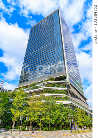 東京　港区 竹芝の都市風景　東京ポートシティ竹芝オフィスタワー 133684852