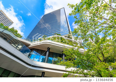 東京　港区 竹芝の都市風景　東京ポートシティ竹芝オフィスタワー 133684856