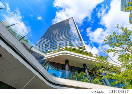 東京　港区 竹芝の都市風景　東京ポートシティ竹芝オフィスタワー 133684857