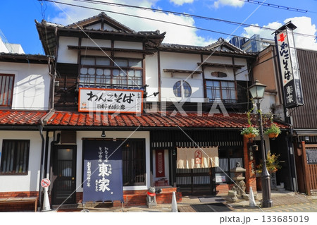 盛岡の伝統的なそば屋の風景 《岩手》 盛岡の伝統的なそば屋の風景 《岩手》 133685019