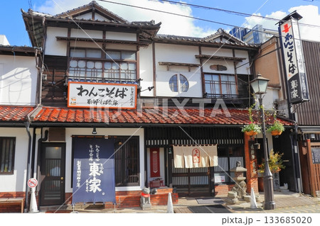 盛岡の伝統的なそば屋の風景 《岩手》 盛岡の伝統的なそば屋の風景 《岩手》 133685020