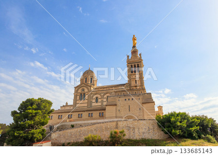 Basilica of Notre Dame de la Garde in Marseille, France 133685143