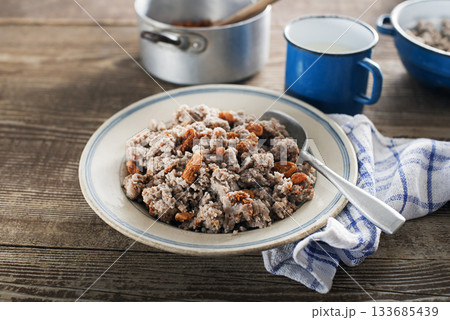 Buckwheat mush 133685439