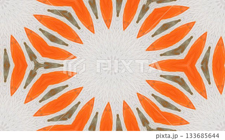 Abstract watercolor seamless pattern, ethnic ornament in natural colors 133685644