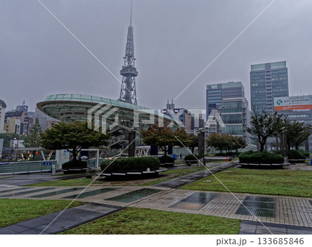 都市風景名古屋市久屋大通公園オアシス21 都市風景名古屋市久屋大通公園オアシス21 133685846