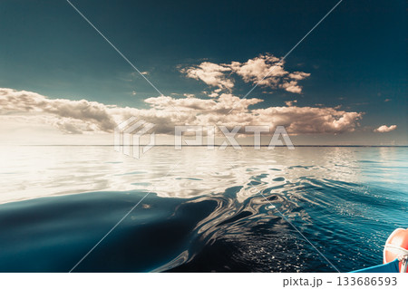 seascape sea horizon and sky. 133686593