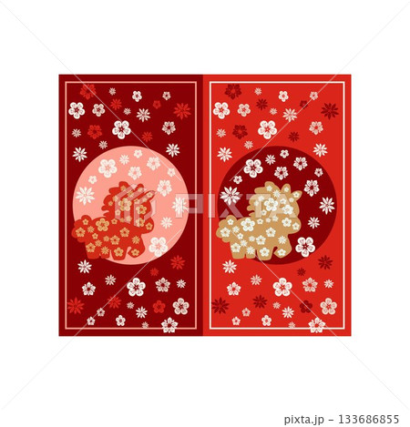 lunar new year 2026 Vietnamese Zodiac Horse vietnamese horse mascot for lunar new year 133686855