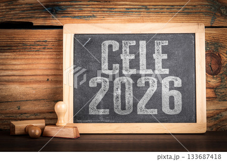 2026 Goals Written in Polish on Rustic Chalkboard Workspace 2026 Goals Written in Polish on Rustic Chalkboard Workspace 133687418