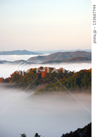 紅葉の天空の山城2354 紅葉の天空の山城2354 133687744