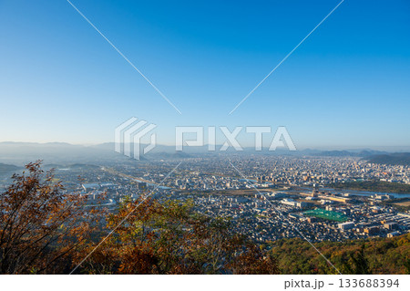 日本の香川県高松市屋島のとても美しい秋の風景 133688394