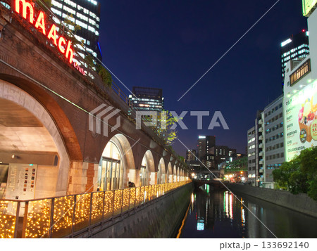 神田川の夕景 ～ 万世橋より　 都市景観（2025年11月） 133692140