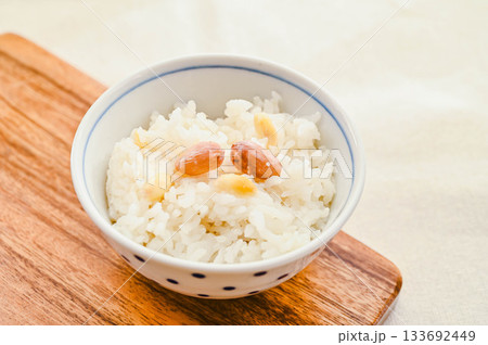 秋の味覚　ピーナッツご飯 133692449