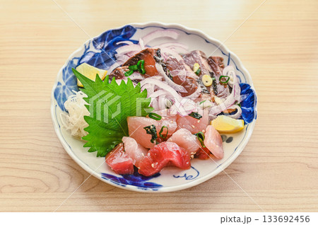 新鮮魚で和風カルパッチョ 133692456