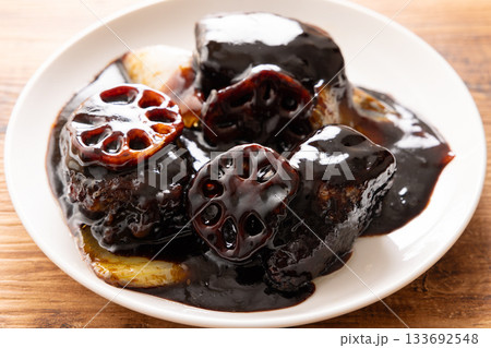 美味しい黒酢酢豚 133692548