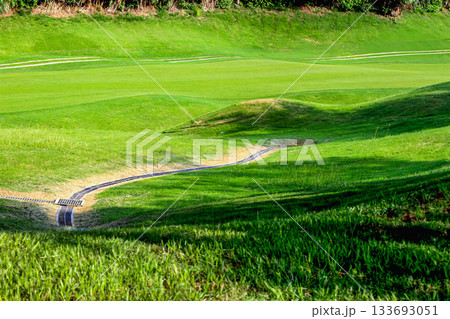 Lush Green Fairways of Golf Course Luzhu Taoyuan. Lush Green Fairways of Golf Course Luzhu Taoyuan. 133693051