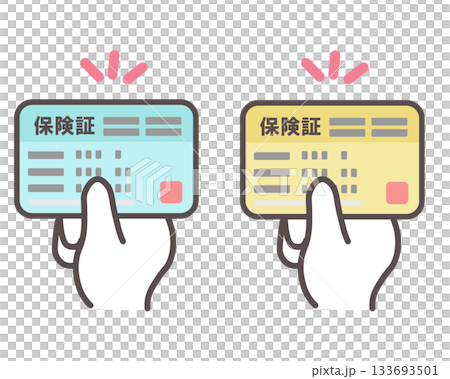 圖解：一名工作人員正在發放醫療保險卡 133693501