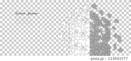 幾何学 抽象 建築 テクノロジー パズル ビジネス 背景 幾何学 抽象 建築 テクノロジー パズル ビジネス 背景 133693577