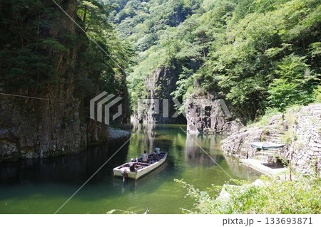 三段峡黒淵渓谷の景色 三段峡黒淵渓谷の景色 133693871