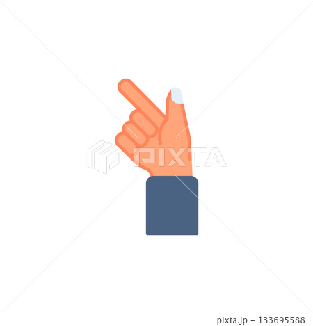 Easy use hand gesture vector icon. Hand gesture icon flat style. perfect use for logo, presentation, website, and more. modern icon design color style Easy use hand gesture vector icon. Hand gesture icon flat style. perfect use for logo, presentation, website, and more. modern icon design color style 133695588