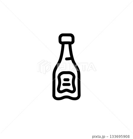 sauce vector icon. perfect use for logo, presentation, application, website, and more. icon design line style sauce vector icon. perfect use for logo, presentation, application, website, and more. icon design line style 133695908
