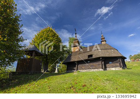 Wooden Greek Catholic church of Saint Michael Archangel Inovce Slovakia 133695942