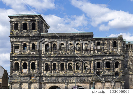 Porta Nigra ancient Roman UNESCO world heritage site in Trier Porta Nigra ancient Roman UNESCO world heritage site in Trier 133696065