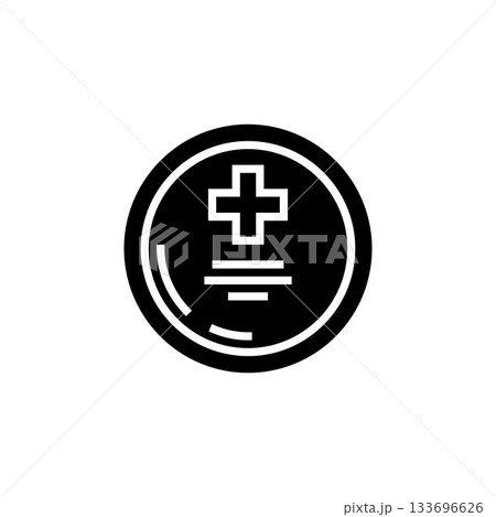 cmos vector icon. computer component icon solid style. perfect use for logo, presentation, website, and more. simple modern icon design solid style 133696626