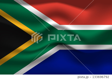 Flag of Republic of South Africa. RSA national symbol in official colors. Template icon. Abstract vector background Flag of Republic of South Africa. RSA national symbol in official colors. Template icon. Abstract vector background 133696792