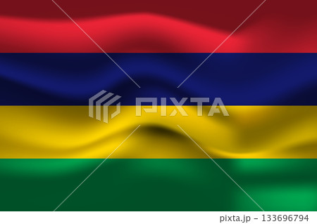 Flag of Mauritius. Mauritian national symbol in official colors. Template icon. Abstract vector background Flag of Mauritius. Mauritian national symbol in official colors. Template icon. Abstract vector background 133696794