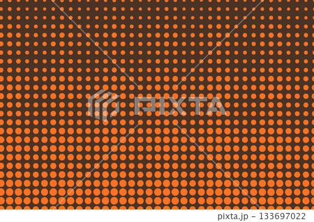 Pop art creative concept colorful comics book magazine cover. Polka dots colorful background. Cartoon halftone retro pattern. Abstract template design for poster, card, sale banner, empty bubble 133697022