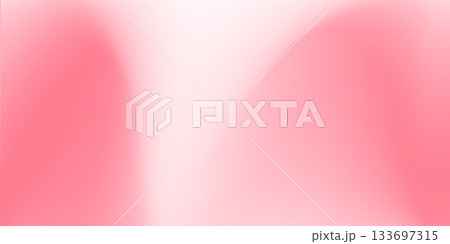 Silk pink background. Abstract vector pattern with copy space. Liquid wave texture, smooth drapery wallpaper. Wedding fabric, satin. Wavy design for banner, card, postcard, backdrop 133697315