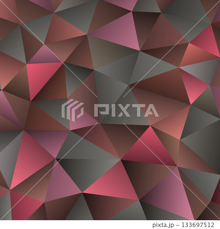 Polygonal rainbow mosaic background. Abstract low poly vector illustration. Triangular pattern in halftone style. Template geometric business design with triangle for poster, banner, card, flyer Polygonal rainbow mosaic background. Abstract low poly vector illustration. Triangular pattern in halftone style. Template geometric business design with triangle for poster, banner, card, flyer 133697512